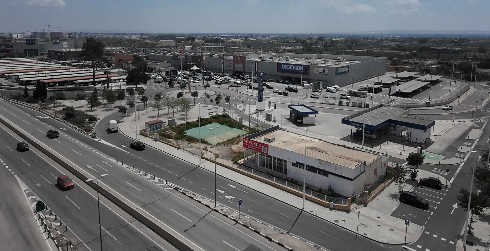 Plano detallado de la parcela E29 en venta en Elche cerca de Carrefour y L'Aljub